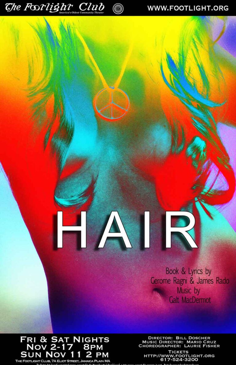 Hair poster key art photo illustration