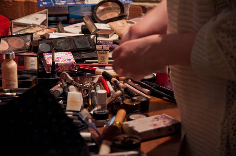 Behind the Scenes on The Three Sisters poster shoot by Bridget Mahan