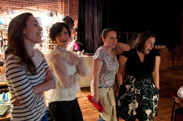 Behind the Scenes on The Three Sisters poster shoot by Bridget Mahan