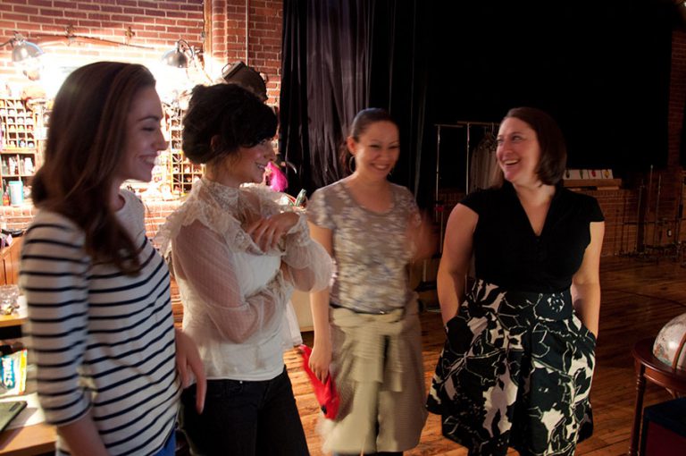 Behind the Scenes on The Three Sisters poster shoot by Bridget Mahan