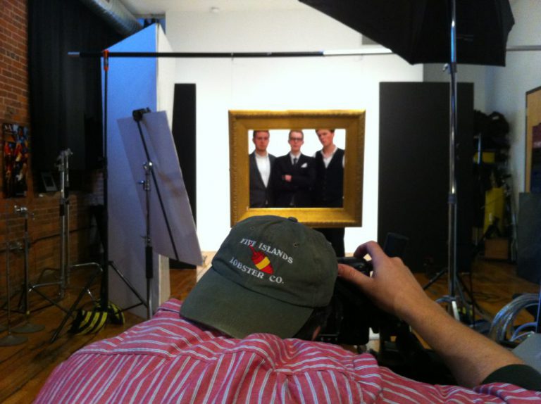 poster photography behind the scenes