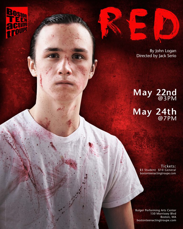 The Boston Teen Acting Troupe's production of RED, featuring Alex Bailey and Nate Guevin. Directed by Jack Serio.