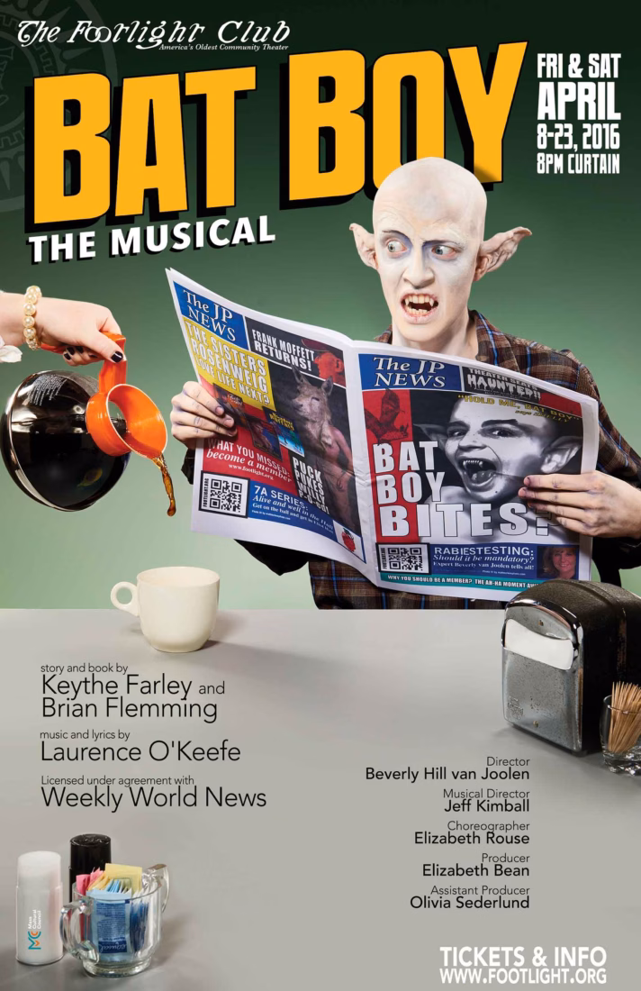 Bat Boy the Musical Poster Key Art Photo Illustration