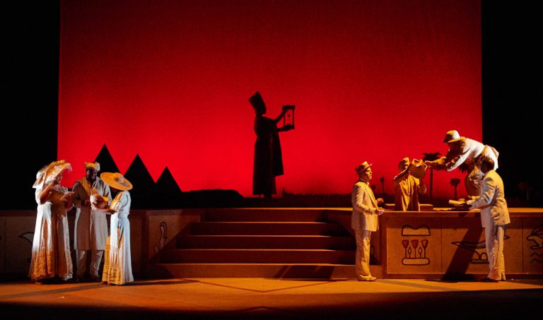 The Boston area exclusive production of Elton John and Tim Rice's Aida, produced by the Fiddlehead Theatre Company, at the Strand Theatre