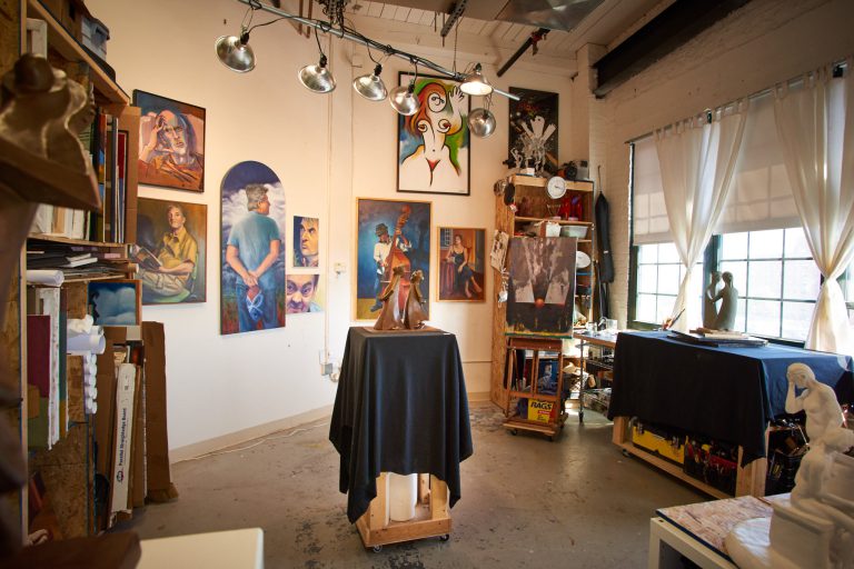 The gallery side