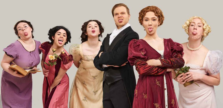 The Pride and Prejudice Cast make their feelings known to the photographer!
