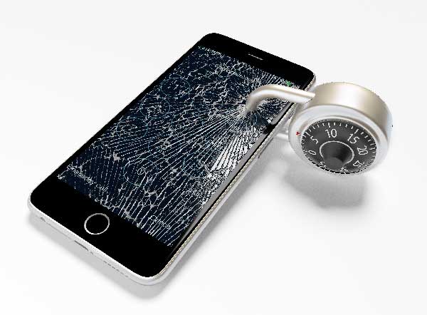 Security is tight and padlocking your phone may be the only way to protect it from identity thieves!