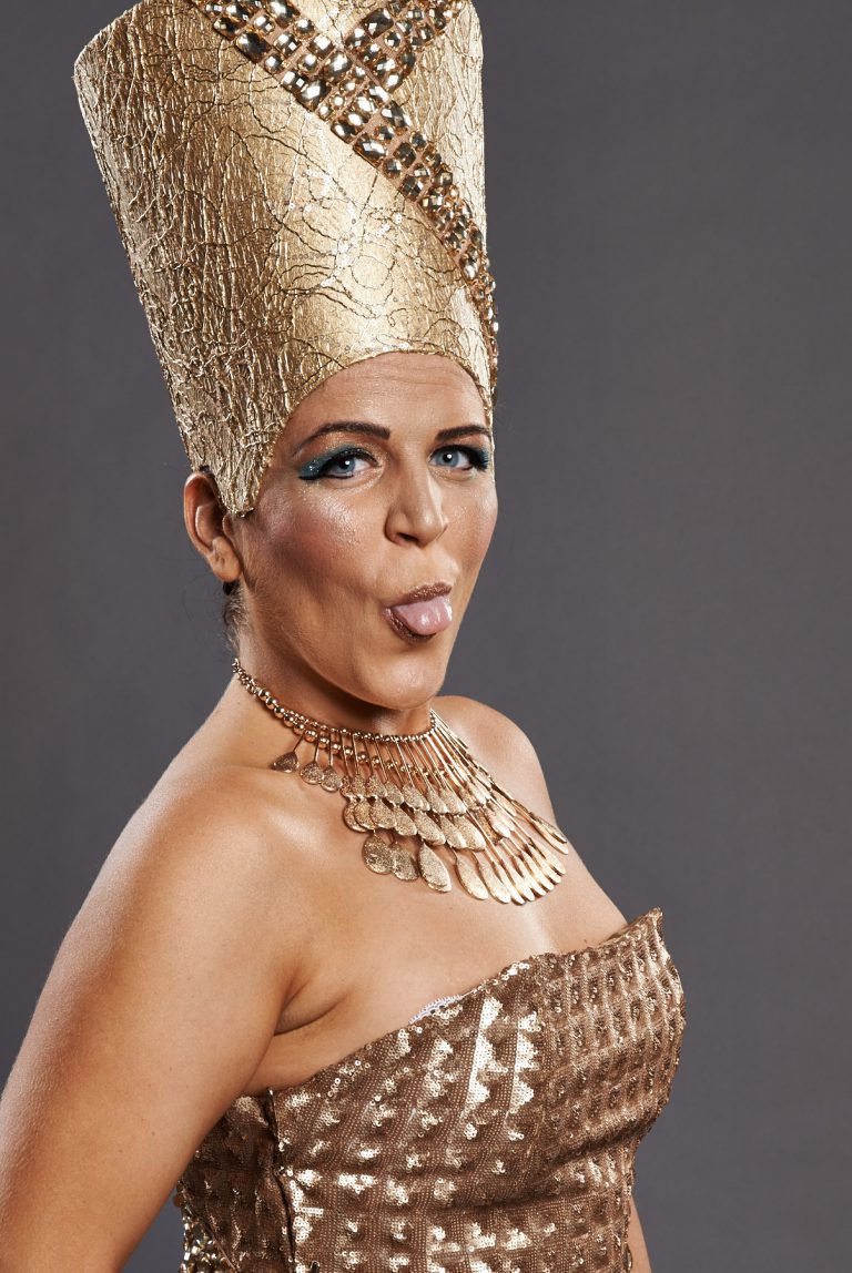 Behind the Scenes on AIDA photo shoot
