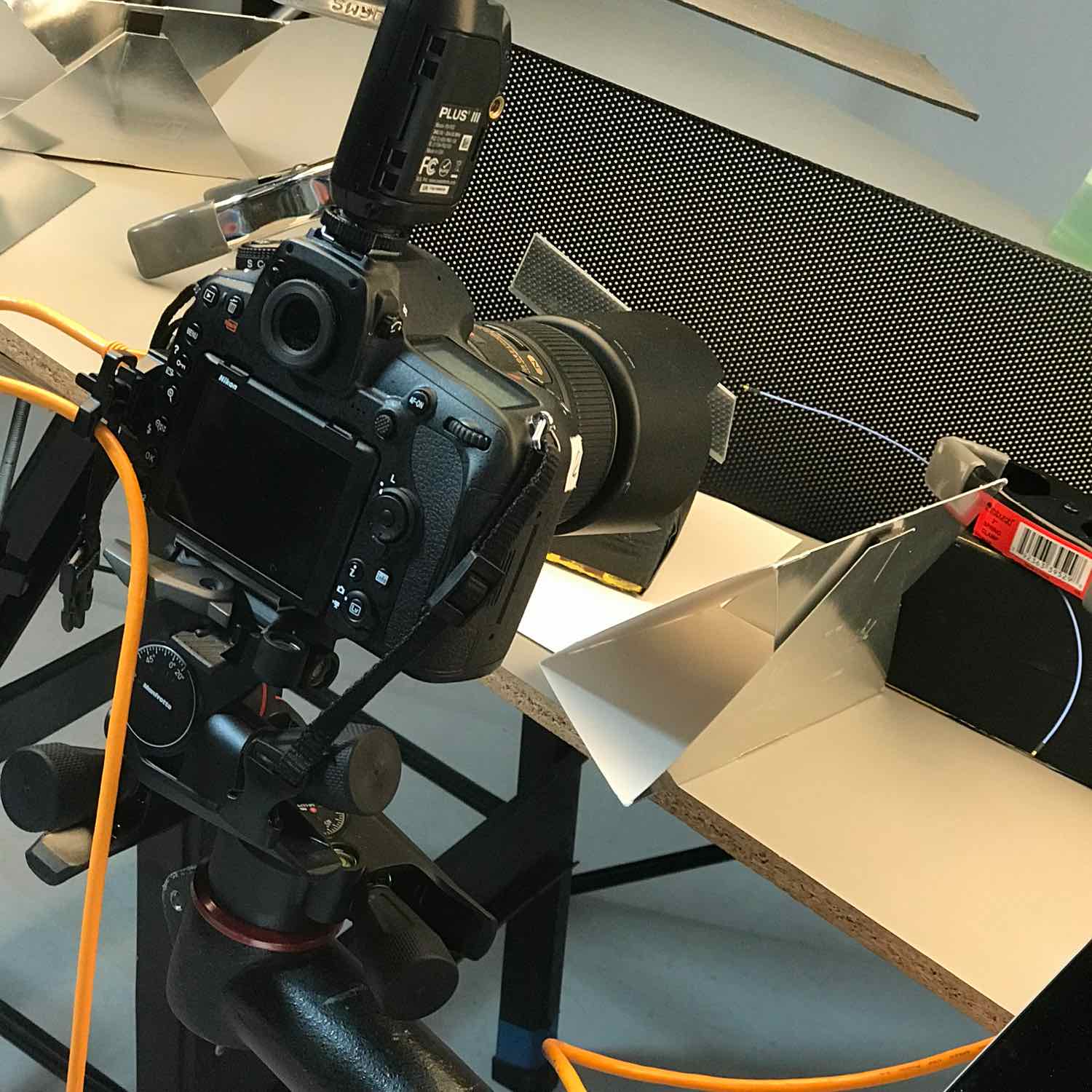 Behind the Scenes on the ECM Tiny Products shoot