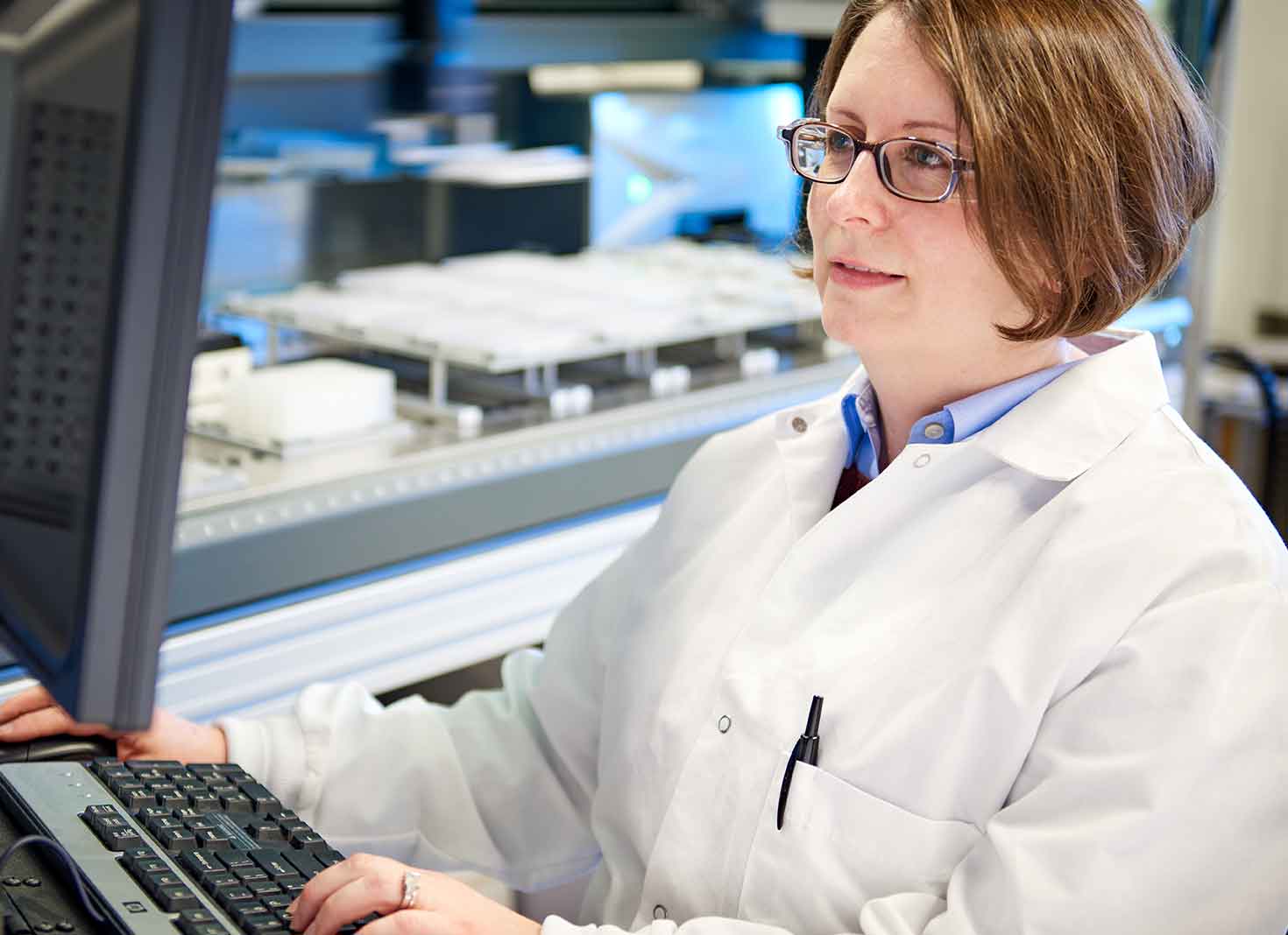 Computer aided lab work
