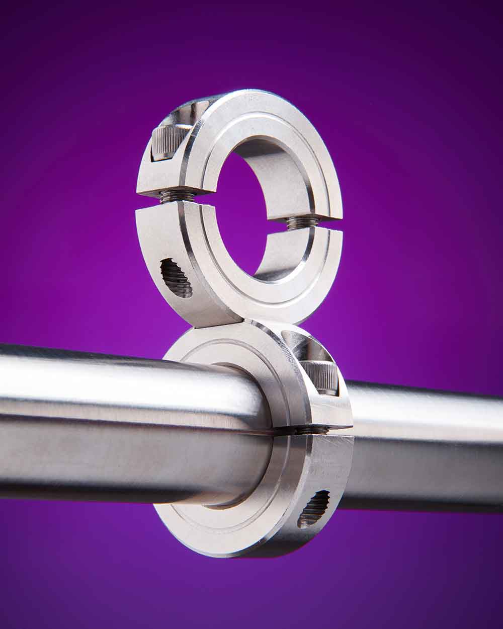 productive product photography of shaft collar technology