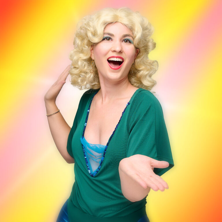 Gabrielle Jaques, as Polyhymna, Footlight Club Production of Xanadu